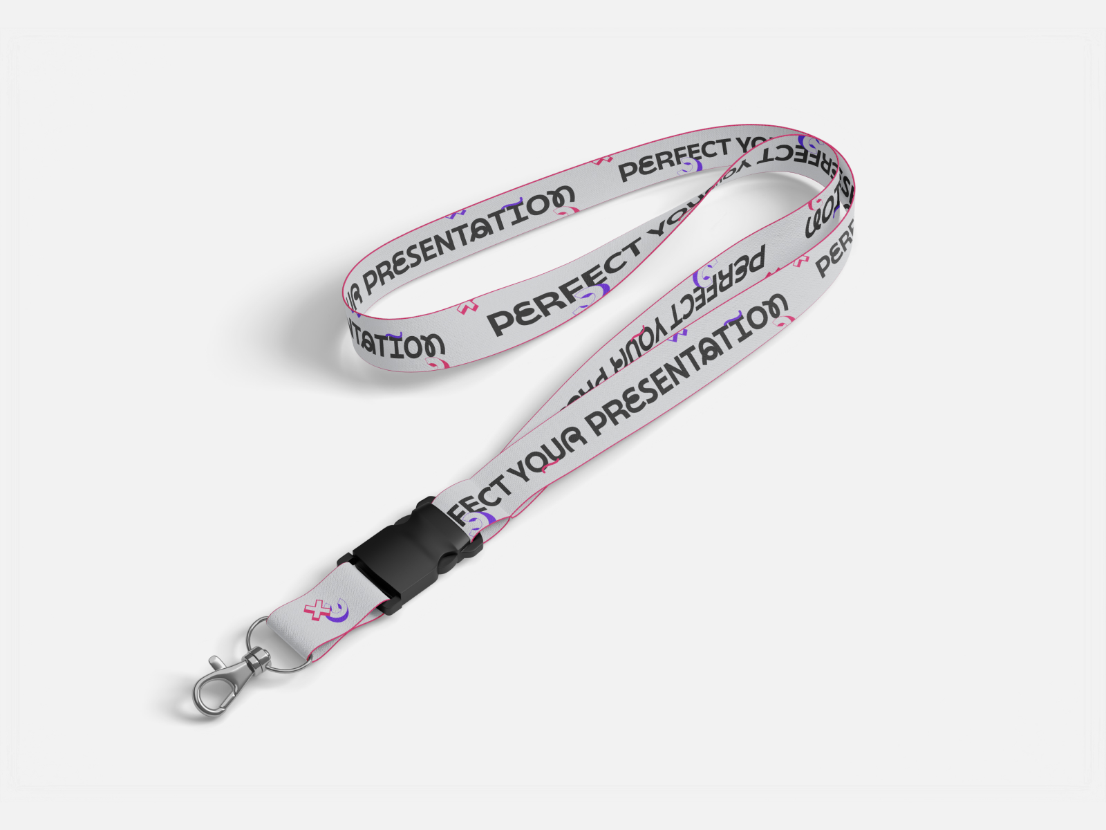 Fabric Lanyard Mockup