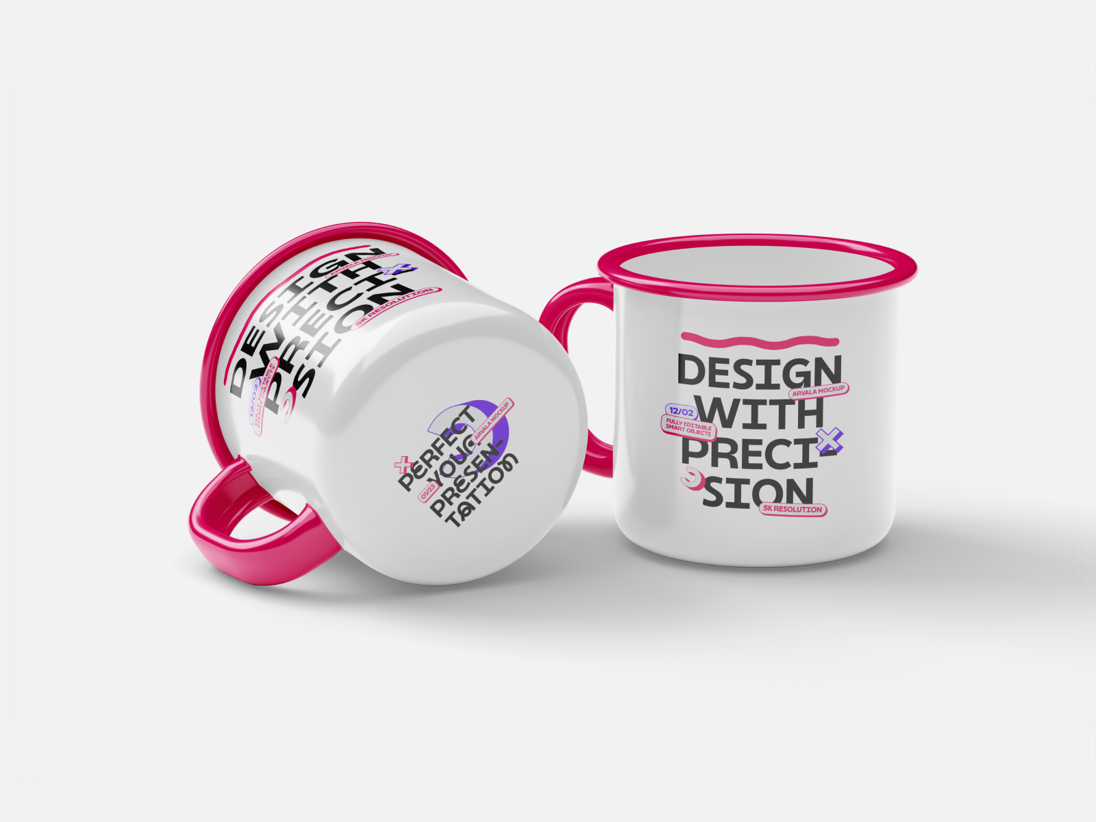 Enamel Mug Mockup