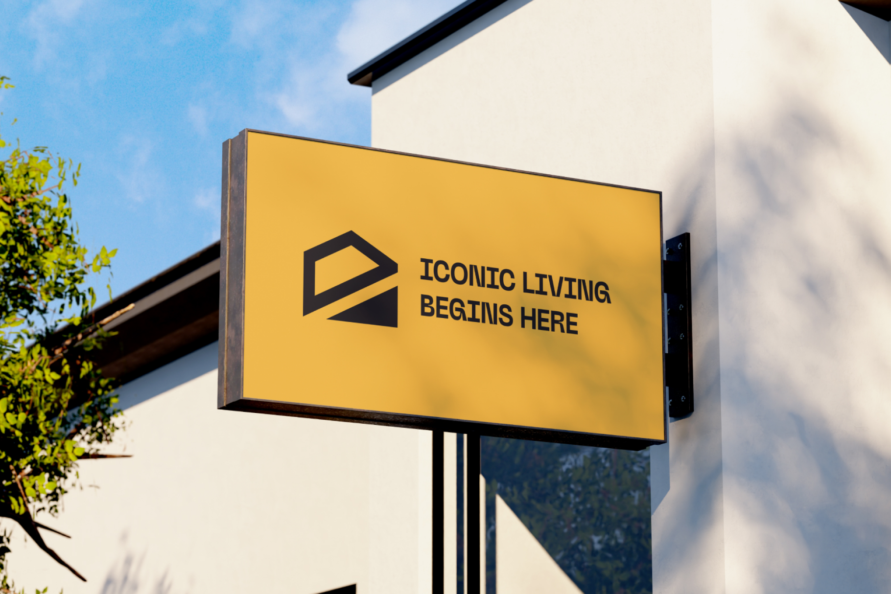 Box Signage Mockup